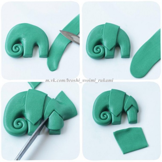 Необычный слон в стиле биомеханика