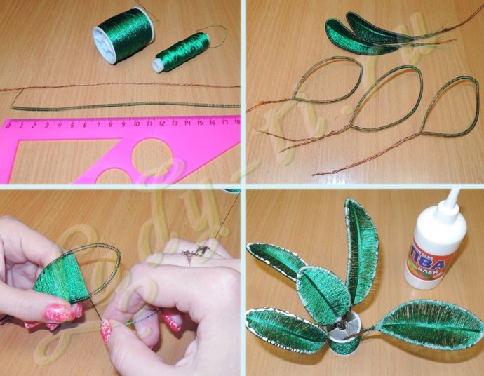 Плетение в технике ганутель