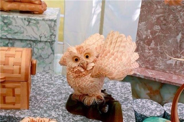 ​Поразительные работы из стружки