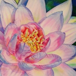 ​Рисуем прекрасный лотос