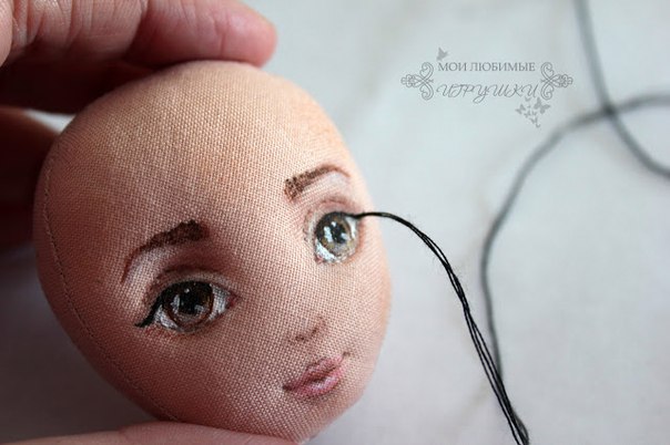 Создаем лицо кукле: как живая