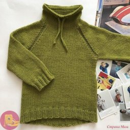 Технология вязания воротника