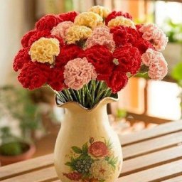 Вяжем гвоздики крючком