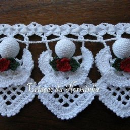 Кайма в виде ангелочков крючком