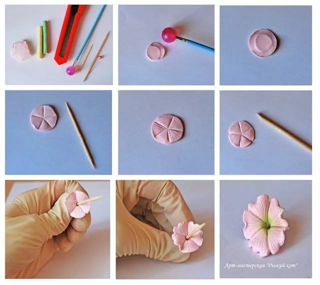 Цветы из полимерной глины: пошаговые мастер-классы для начинающих, фото идеи и советы
