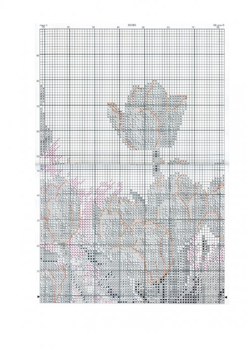 ​Роскошная цветочная вышивка