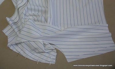 Кокетка на рубашке