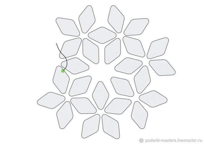 Весенний комплект украшений