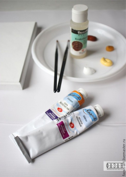 Часы в технике декупаж