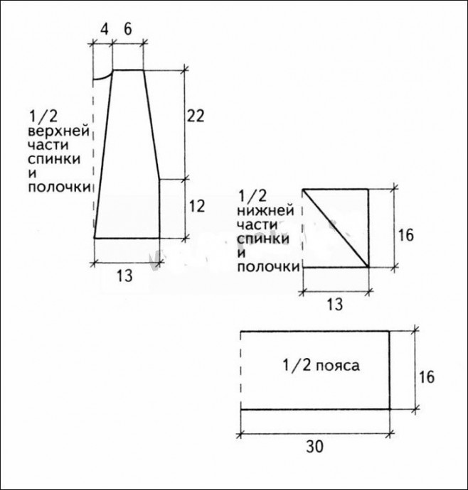 Молодежная модель жилета