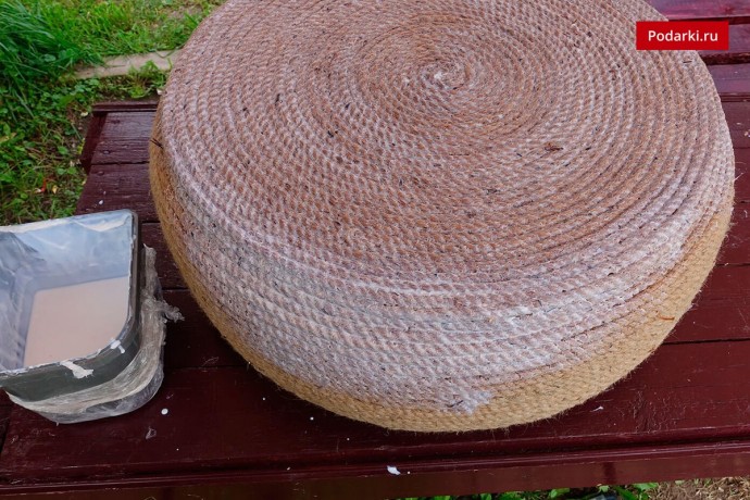 Мастерим столик из старой шины