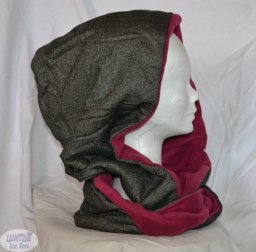 Шарф-хомут с капюшоном