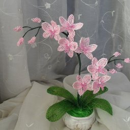 Восхитительная орхидея из бисера