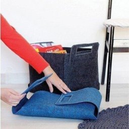 Складная коробка из фетра