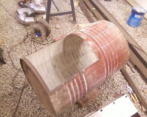 Печка в гараж своими руками