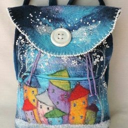 Рюкзаки в технике валяния