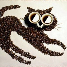 ​Рисование кофейными зёрнами