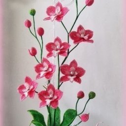 ​Бисерная орхидея