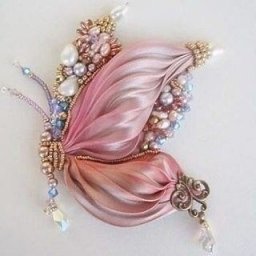 Шикарная вышивка лентами шибори