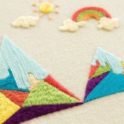 Геометрическая вышивка для вашего вдохновения