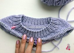 ​Мастер-класс бесшовного свитера с круглой горловиной и расчеты ростка