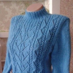 ​Пуловер с имитацией вшитого рукава