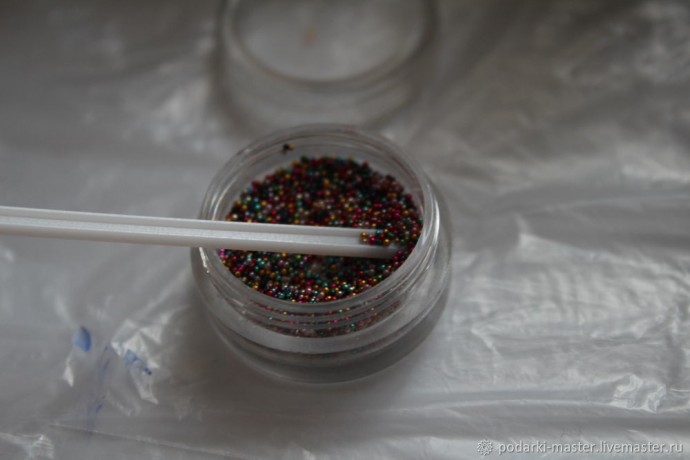 Создаем кулон "Кристаллы" из ультрафиолетовой смолы