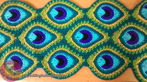 Узор "Павлиний глаз": идеи для вдохновения