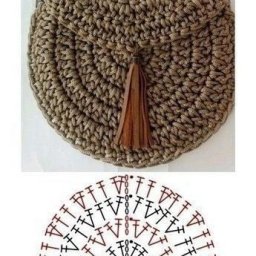 ​Вязаные крючком сумочки