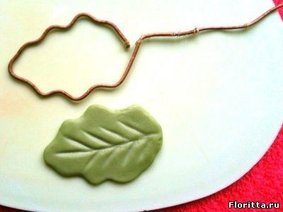 Анютины глазки из холодного фарфора: мастер-класс