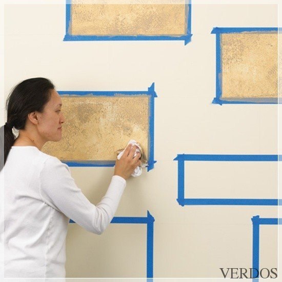 Имитация старинной каменной стены