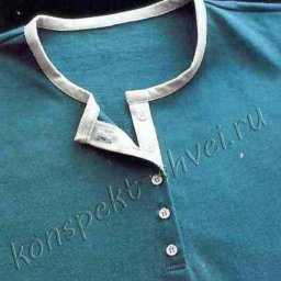 Как сделать застежку спереди на трикотажном изделии