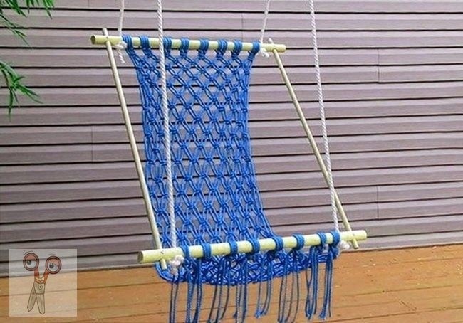 Плетёное кресло для балкона