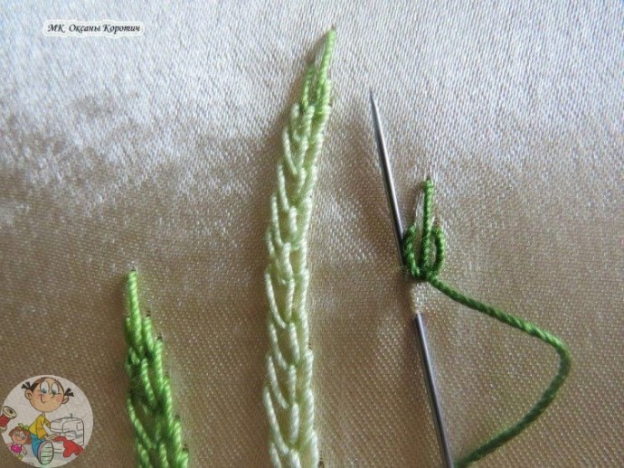 Вышиваем колоски пшеницы Вышиваем колоски пшеницы