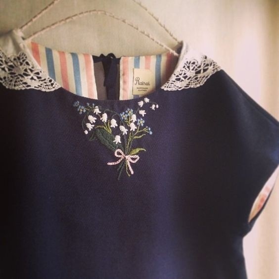 Украшаем одежду вышивкой