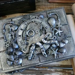 Стимпанк-шкатулка "Осьминог"