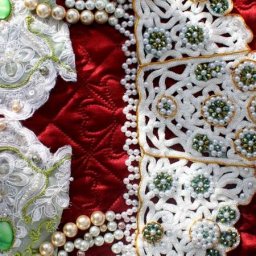 Старинный перфорированный кокошник