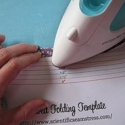 ​Ровная подгибка низа: 2 шаблона