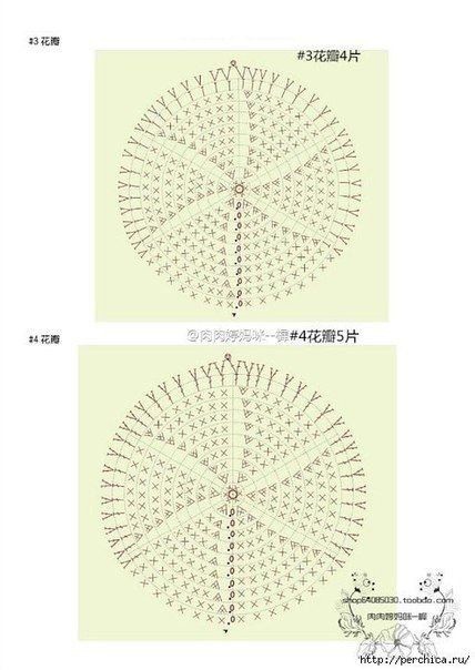 Роза крючком