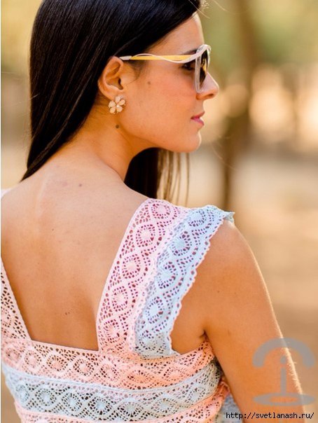 Топ из кружевной тесьмы за 30 минут