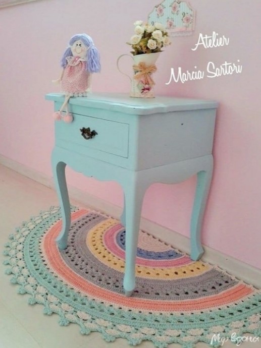 ​Вяжем придверные коврики