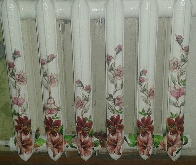 Идеи преображения батарей отопления Идеи преображения батарей отопления