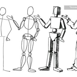 ​Каркасная модель человека