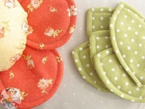 Шьём игольницу-цветок