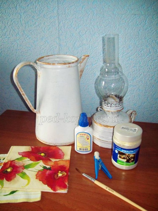 Техника декупаж "Воспоминание о лете"