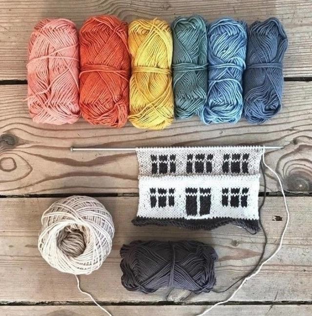 Хорошая идея вязаного пледика или подушки