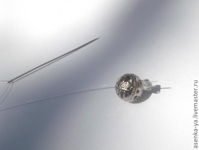 Подвеска "Розовый шар" Подвеска "Розовый шар"