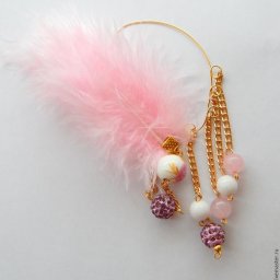 Кафф с пером