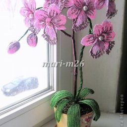 Орхидея из бисера