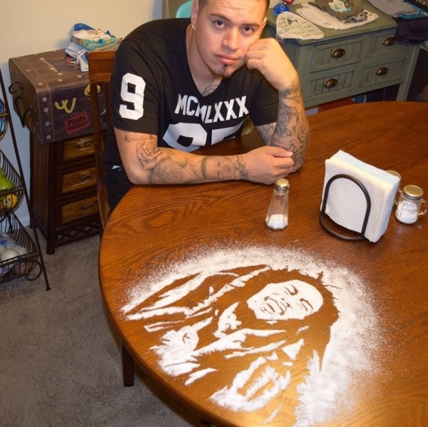 Креативные идеи: картины солью от Роба Феррела